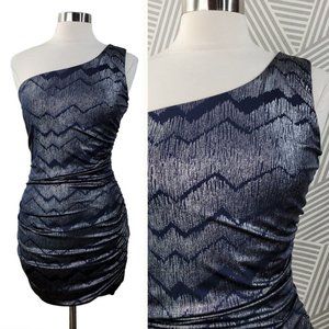 B Too Mini Dress size Medium Large Evening Party Club Metallic dancing Bodycon